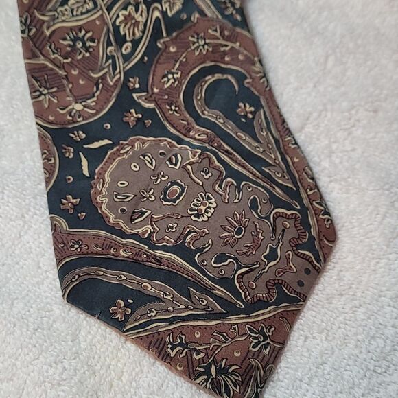 Vintage John Henry ultra men's all silk neck tie - Picture 2 of 5
